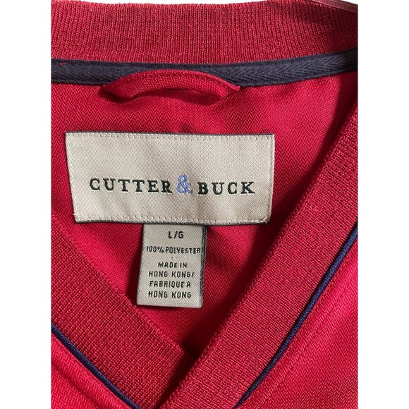 Cutter and Buck Colorblock Golf Mens Large Pullover Wind Rain Vintage 90s - Picture 9 of 11